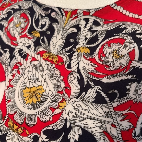 Vintage Breckenridge size 12 nautical themed blouse 24-136 - Picture 6 of 10